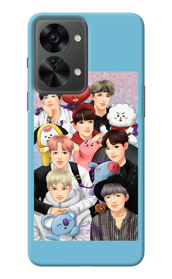 BTS with animals OnePlus Nord 2T 5G Back Cover