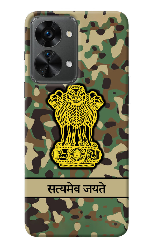 Satyamev Jayate Army OnePlus Nord 2T 5G Back Cover
