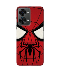 Spiderman Face OnePlus Nord 2T 5G Real 4D Back Cover