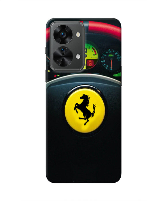 Ferrari Steeriing Wheel OnePlus Nord 2T 5G Real 4D Back Cover