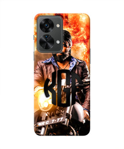 Rocky Bhai on Bike OnePlus Nord 2T 5G Real 4D Back Cover