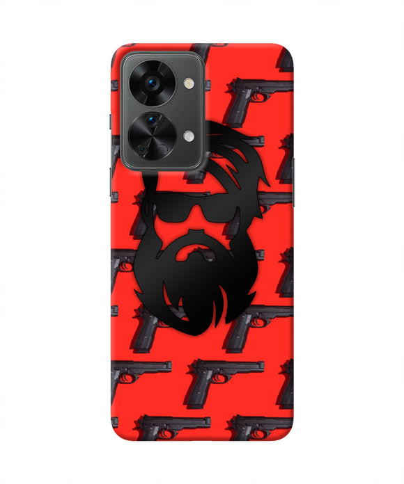 Rocky Bhai Beard Look OnePlus Nord 2T 5G Real 4D Back Cover