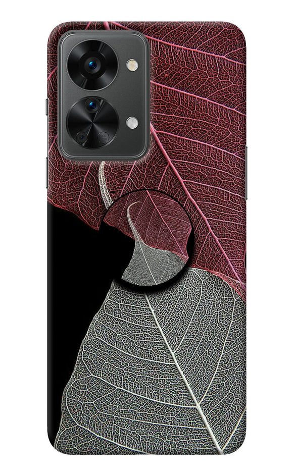 Leaf Pattern OnePlus Nord 2T 5G Pop Case