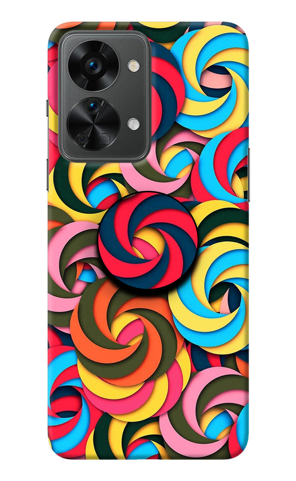 Spiral Pattern OnePlus Nord 2T 5G Pop Case