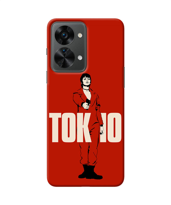 Money Heist Tokyo With Gun OnePlus Nord 2T 5G Back Cover