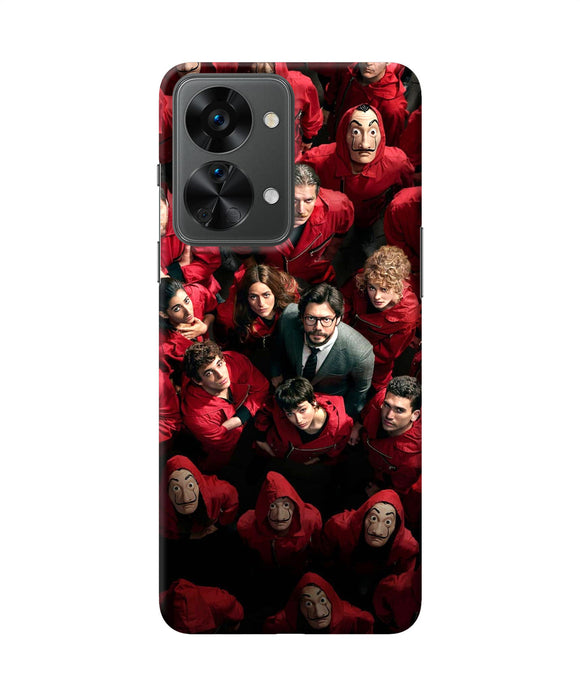 Money Heist Professor with Hostages OnePlus Nord 2T 5G Back Cover