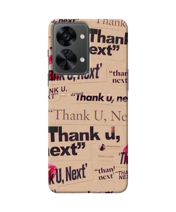 Thank you next OnePlus Nord 2T 5G Back Cover