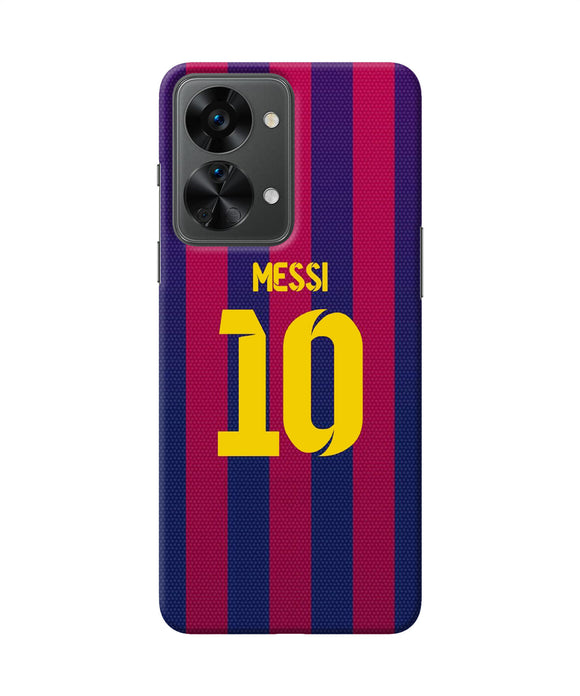 Messi 10 tshirt OnePlus Nord 2T 5G Back Cover