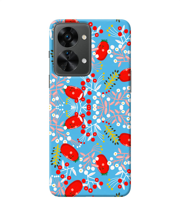 Small red animation pattern OnePlus Nord 2T 5G Back Cover