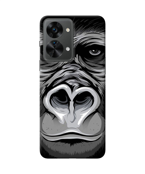 Black chimpanzee OnePlus Nord 2T 5G Back Cover