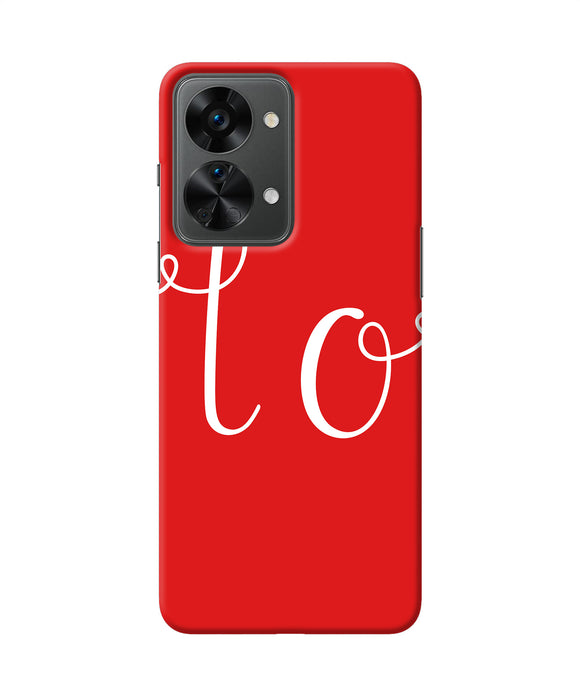 Love one OnePlus Nord 2T 5G Back Cover