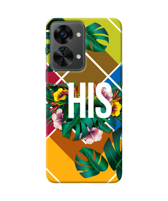 His her one OnePlus Nord 2T 5G Back Cover