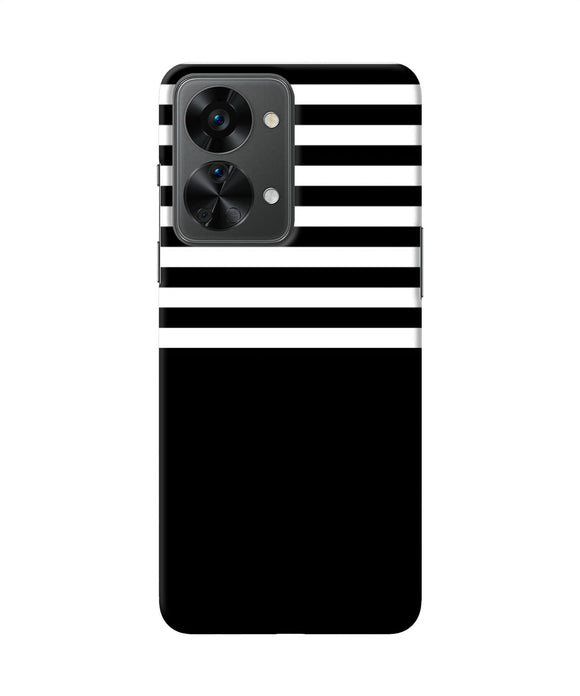 Black and white print OnePlus Nord 2T 5G Back Cover