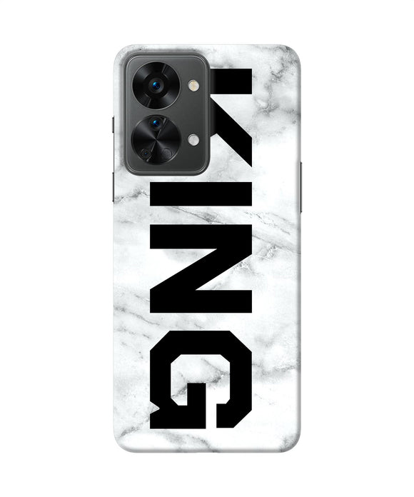 King marble text OnePlus Nord 2T 5G Back Cover