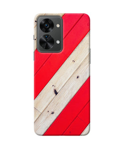 Abstract red brown wooden OnePlus Nord 2T 5G Back Cover