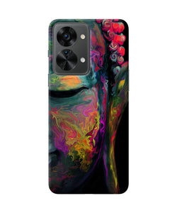 Buddha face painting OnePlus Nord 2T 5G Back Cover