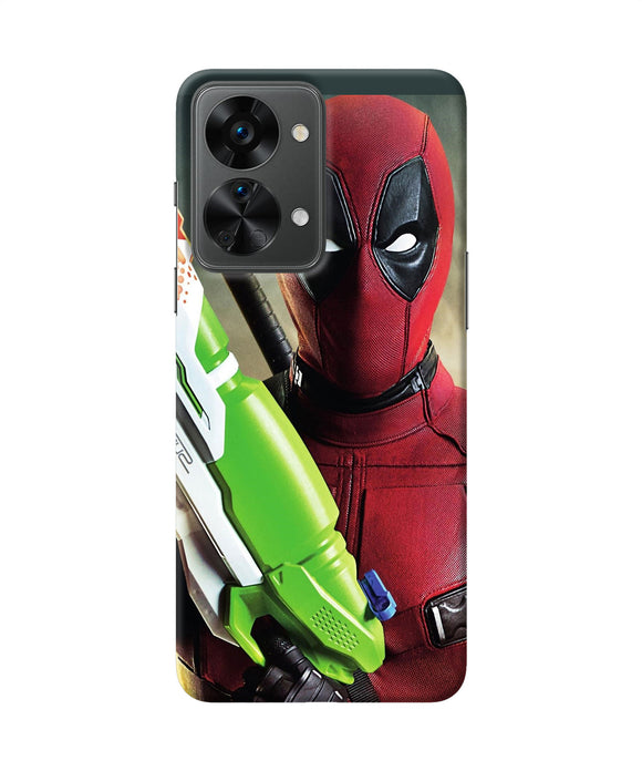 Deadpool funny gun OnePlus Nord 2T 5G Back Cover