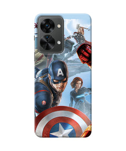 Avengers on the sky OnePlus Nord 2T 5G Back Cover