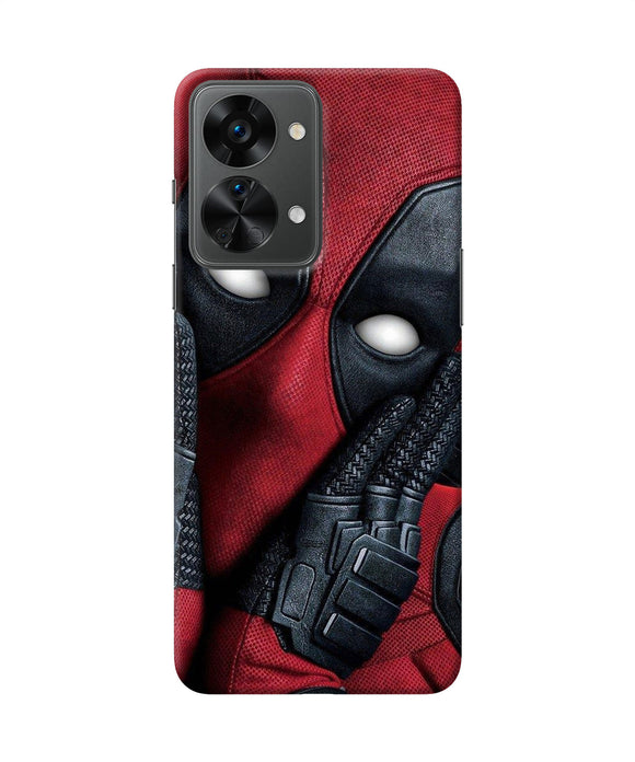 Thinking deadpool OnePlus Nord 2T 5G Back Cover