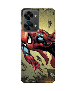 Spiderman on sky OnePlus Nord 2T 5G Back Cover