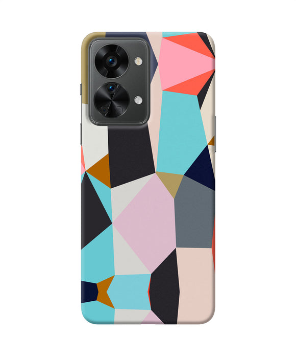 Abstract colorful shapes OnePlus Nord 2T 5G Back Cover