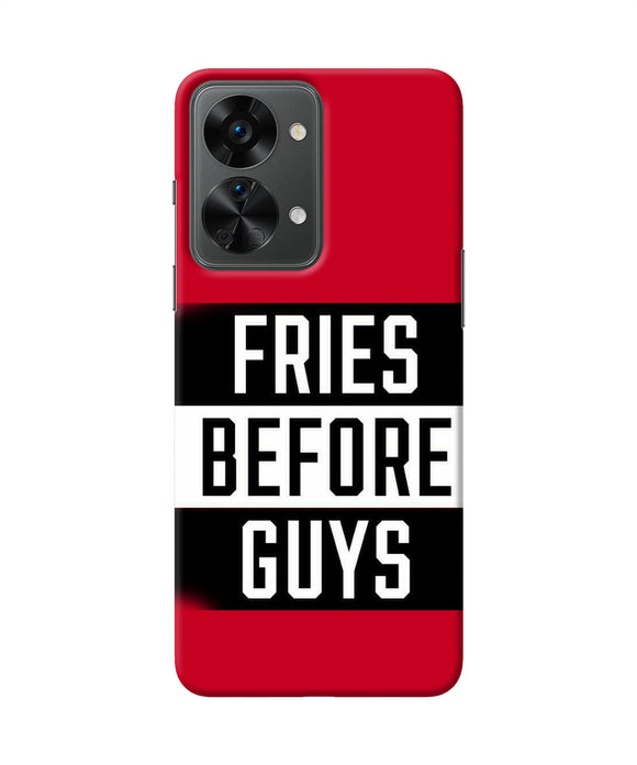 Fries before guys quote OnePlus Nord 2T 5G Back Cover