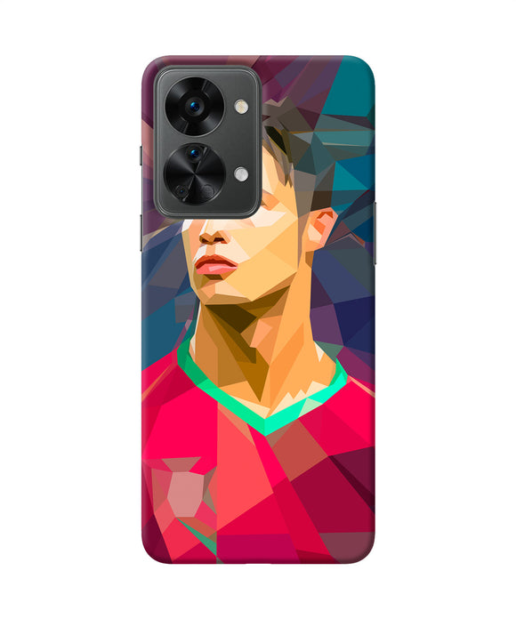 Abstract ronaldo OnePlus Nord 2T 5G Back Cover