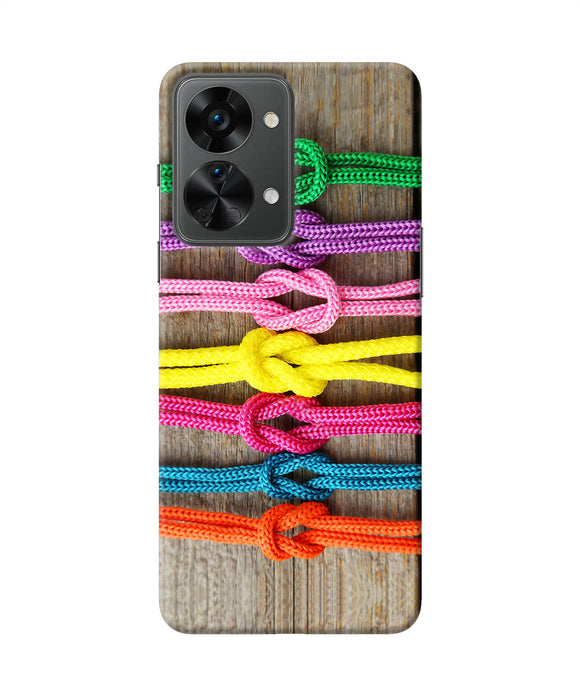 Colorful shoelace OnePlus Nord 2T 5G Back Cover