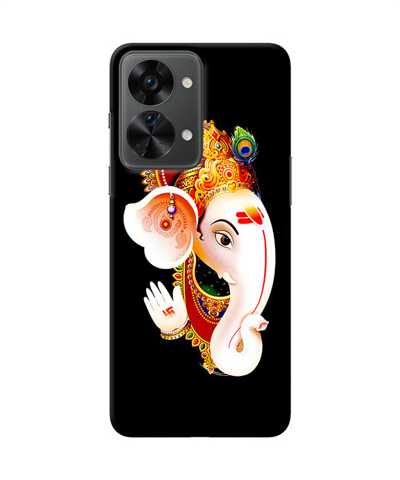 Lord ganesh face OnePlus Nord 2T 5G Back Cover