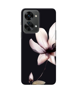 Flower white OnePlus Nord 2T 5G Back Cover