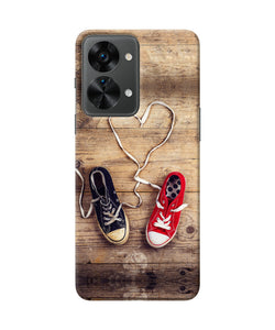 Shoelace heart OnePlus Nord 2T 5G Back Cover