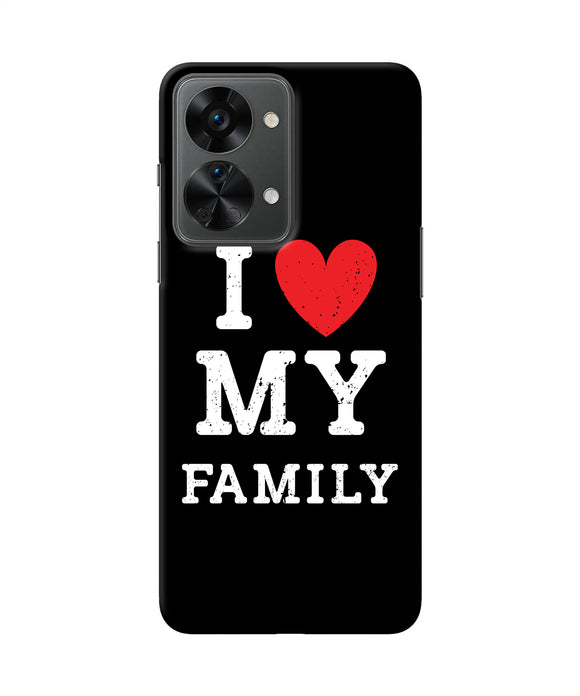 I love my family OnePlus Nord 2T 5G Back Cover