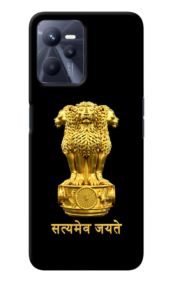 Satyamev Jayate Golden Realme C35 Back Cover