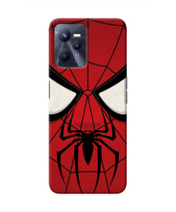 Spiderman Face Realme C35 Real 4D Back Cover