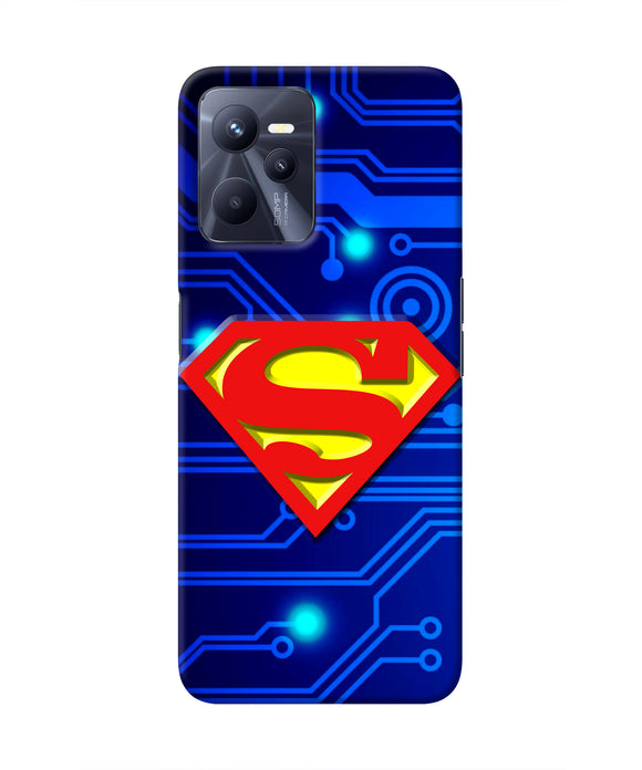 Superman Abstract Realme C35 Real 4D Back Cover