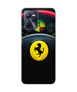 Ferrari Steeriing Wheel Realme C35 Real 4D Back Cover