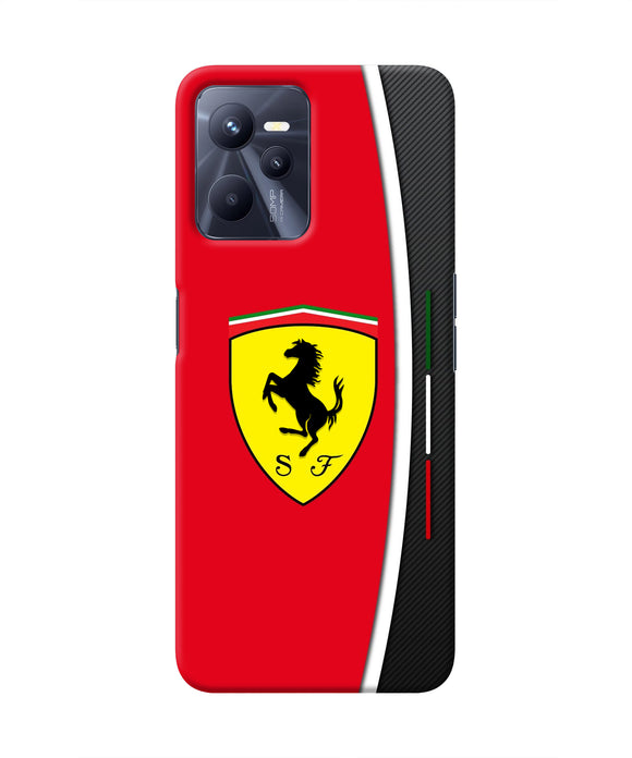 Ferrari Abstract Realme C35 Real 4D Back Cover