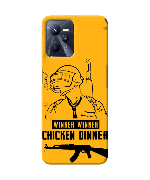 PUBG Chicken Dinner Realme C35 Real 4D Back Cover