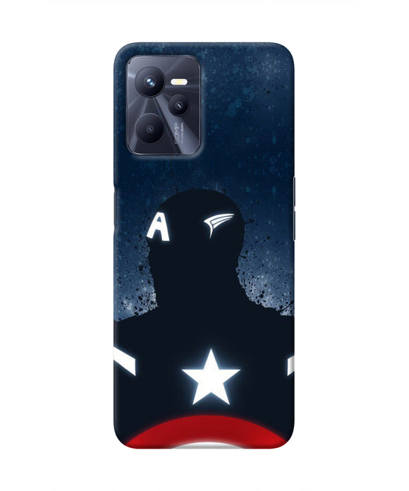 Captain america Shield Realme C35 Real 4D Back Cover