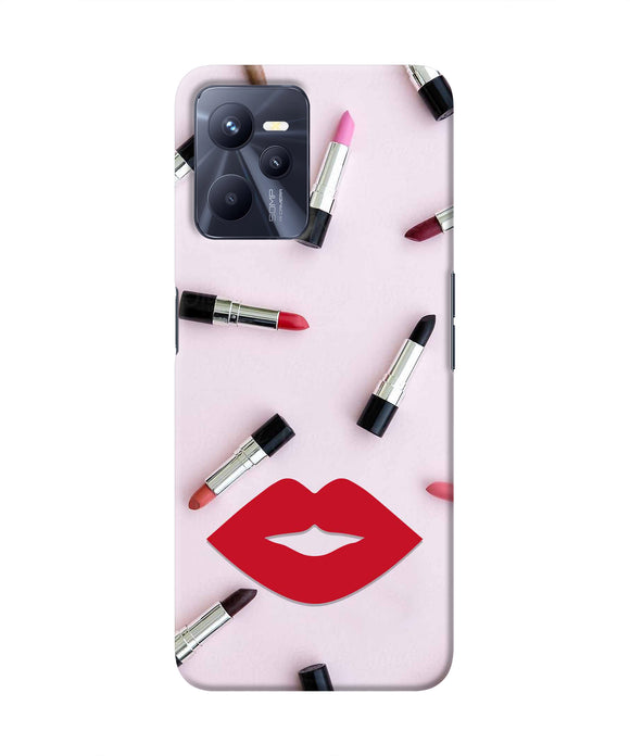 Lips Lipstick Shades Realme C35 Real 4D Back Cover
