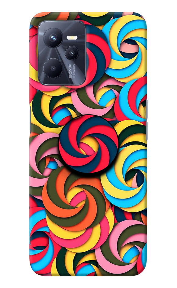 Spiral Pattern Realme C35 Pop Case