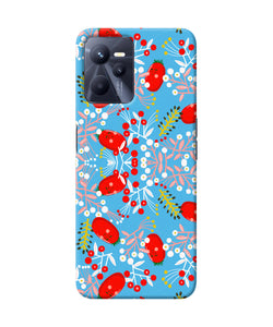 Small red animation pattern Realme C35 Back Cover