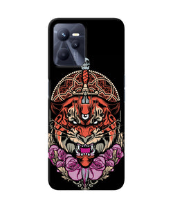 Abstract tiger Realme C35 Back Cover