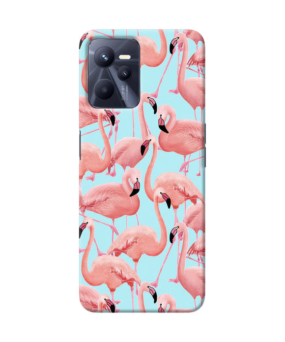 Abstract sheer bird print Realme C35 Back Cover