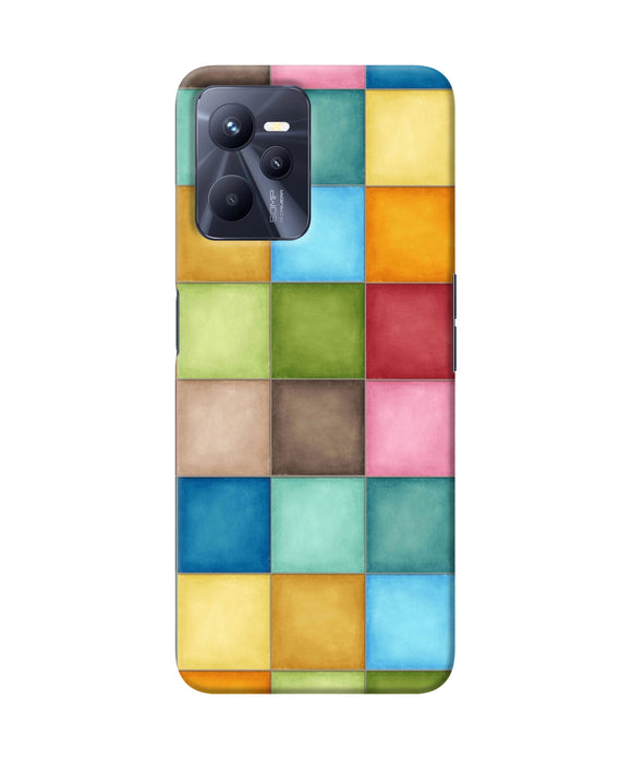 Abstract colorful squares Realme C35 Back Cover