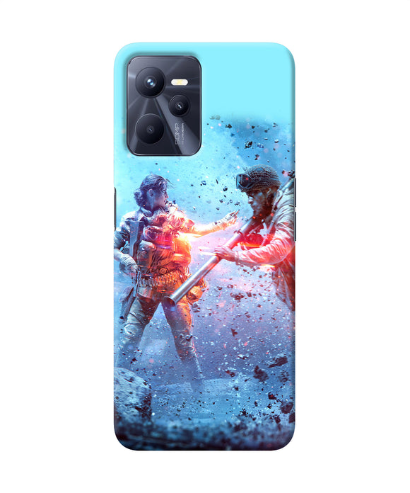 Pubg water fight Realme C35 Back Cover