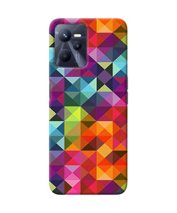 Abstract triangle pattern Realme C35 Back Cover