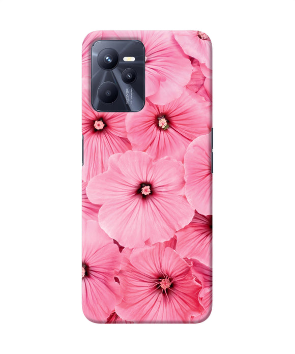 Pink flowers Realme C35 Back Cover