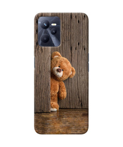 Teddy wooden Realme C35 Back Cover