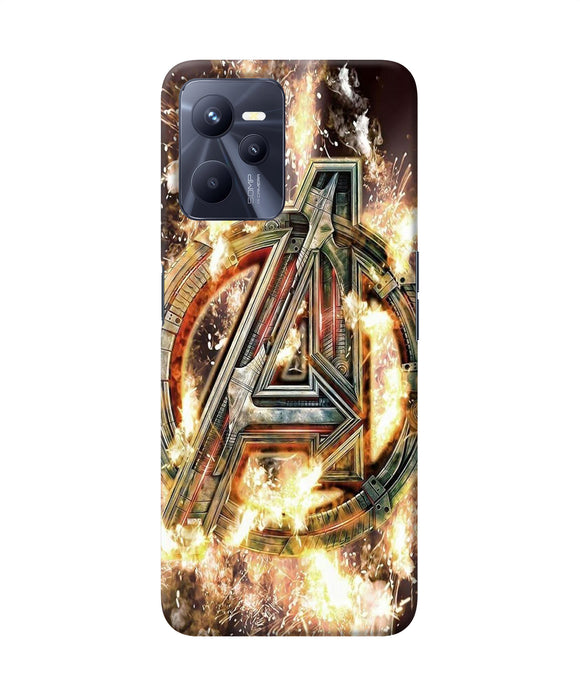 Avengers burning logo Realme C35 Back Cover